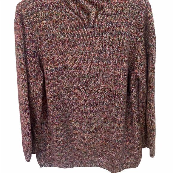 Liz Claiborne Women’s Multicolored Mock Turtle Neck Sweater - Picture 8 of 16